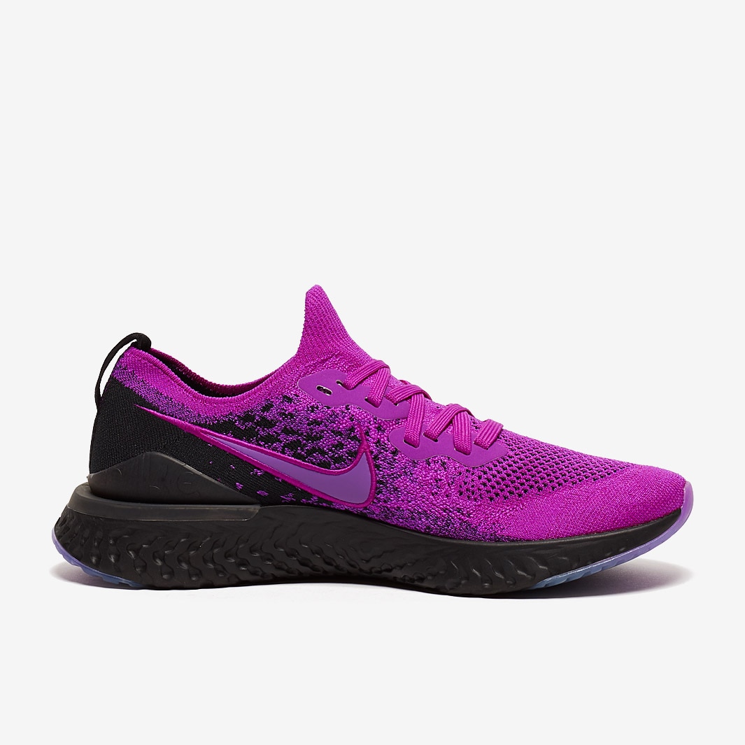 Nike Epic React Flyknit Ivid Purple/Vivid Purple-Black Mens
