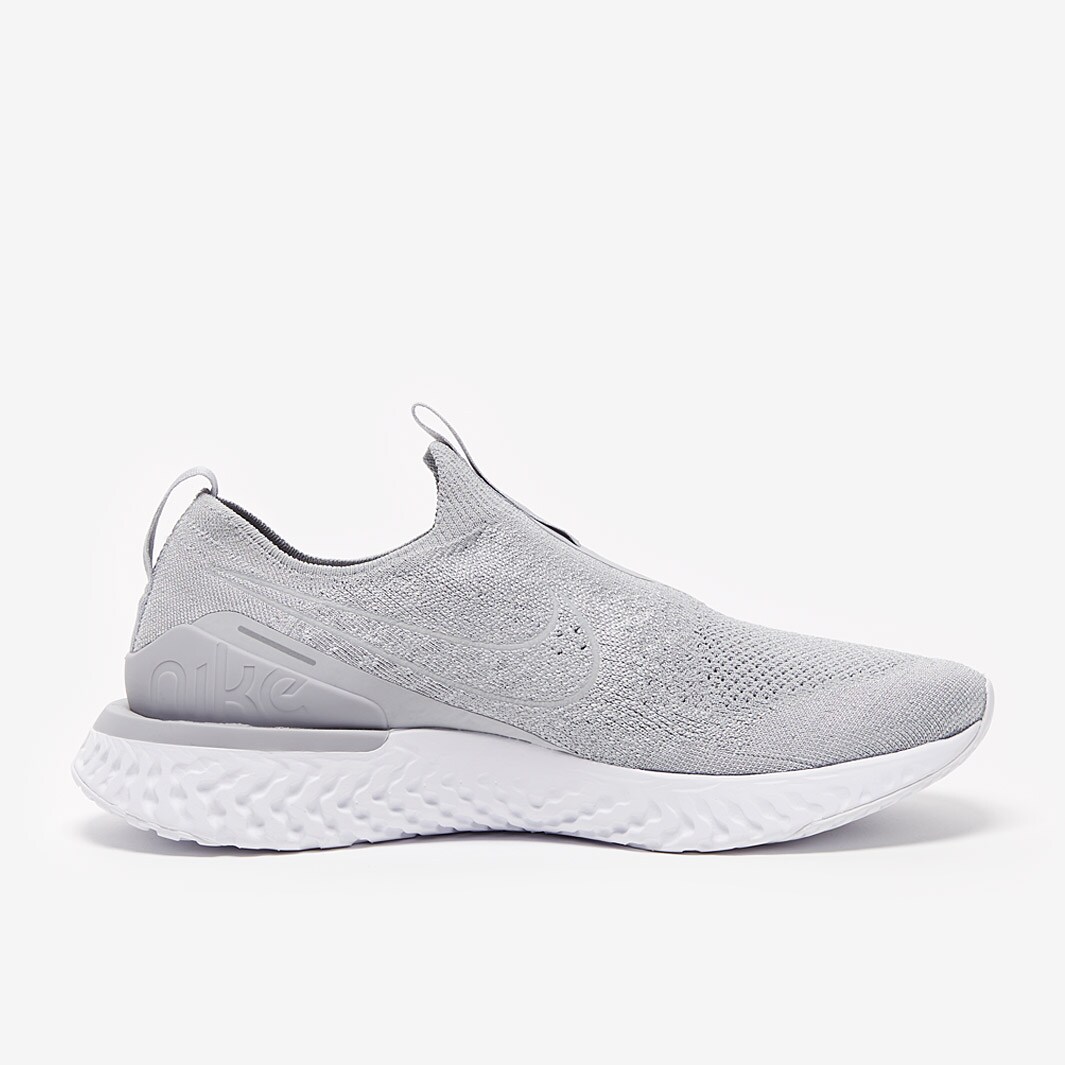 Nike epic phantom outlet react flyknit grey mens