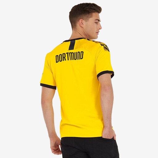 Puma Borussia Dortmund 19/20 Home Jersey SS - Cyber Yellow/Puma Black image 3 |