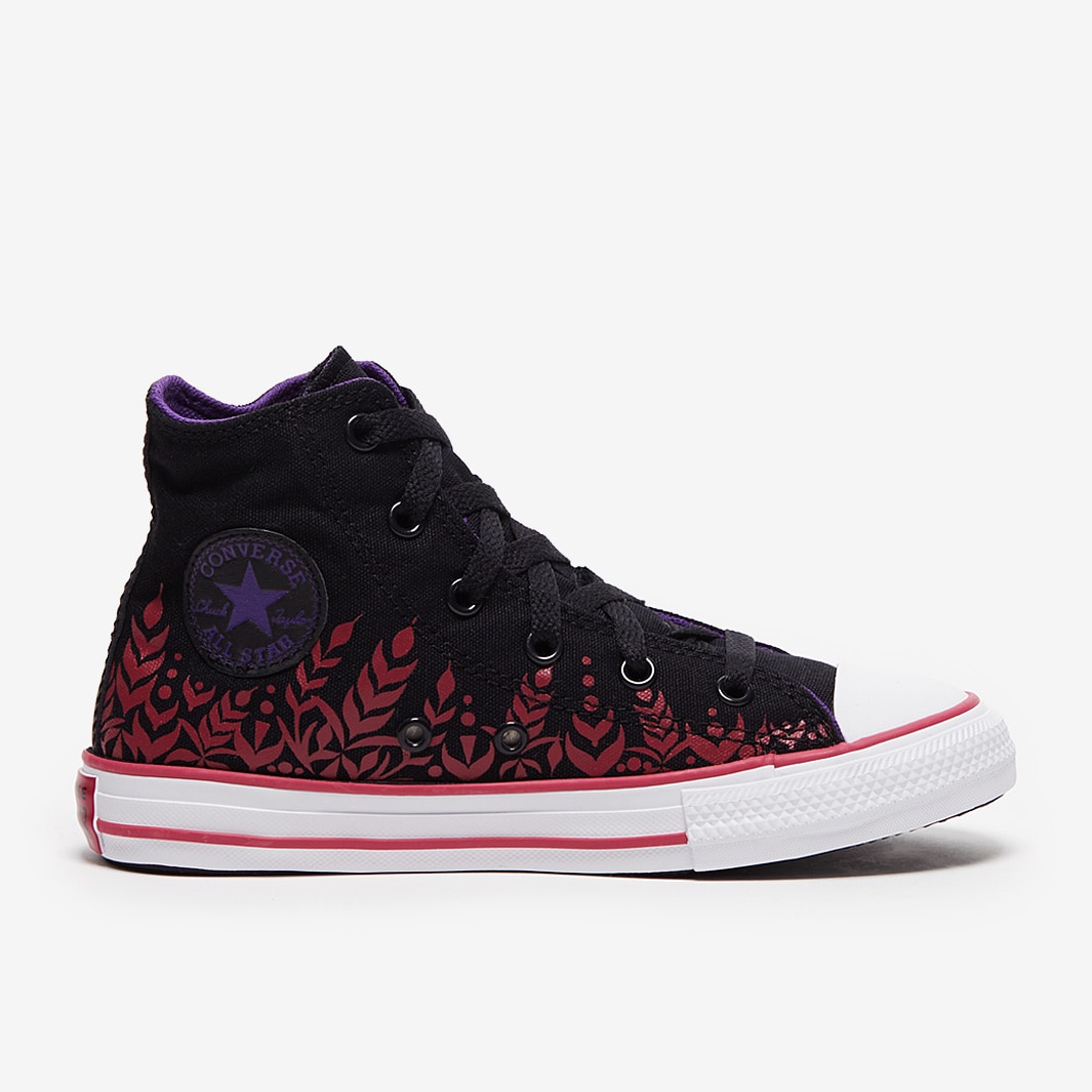 Converse x Frozen Anna Hi - Black - Girls Shoes