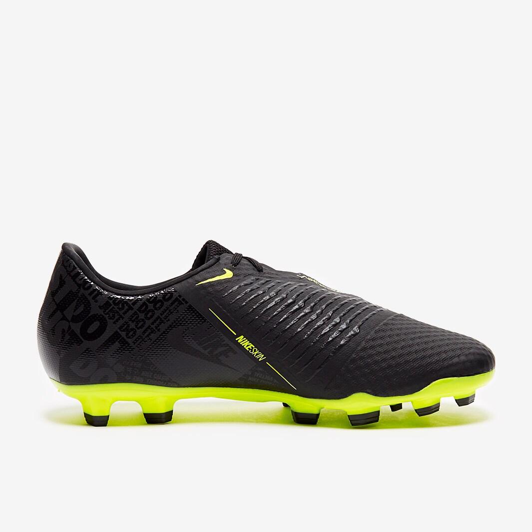 Nike Phantom VNM Academy FG - Black/Volt - Firm Ground - Mens Soccer ...