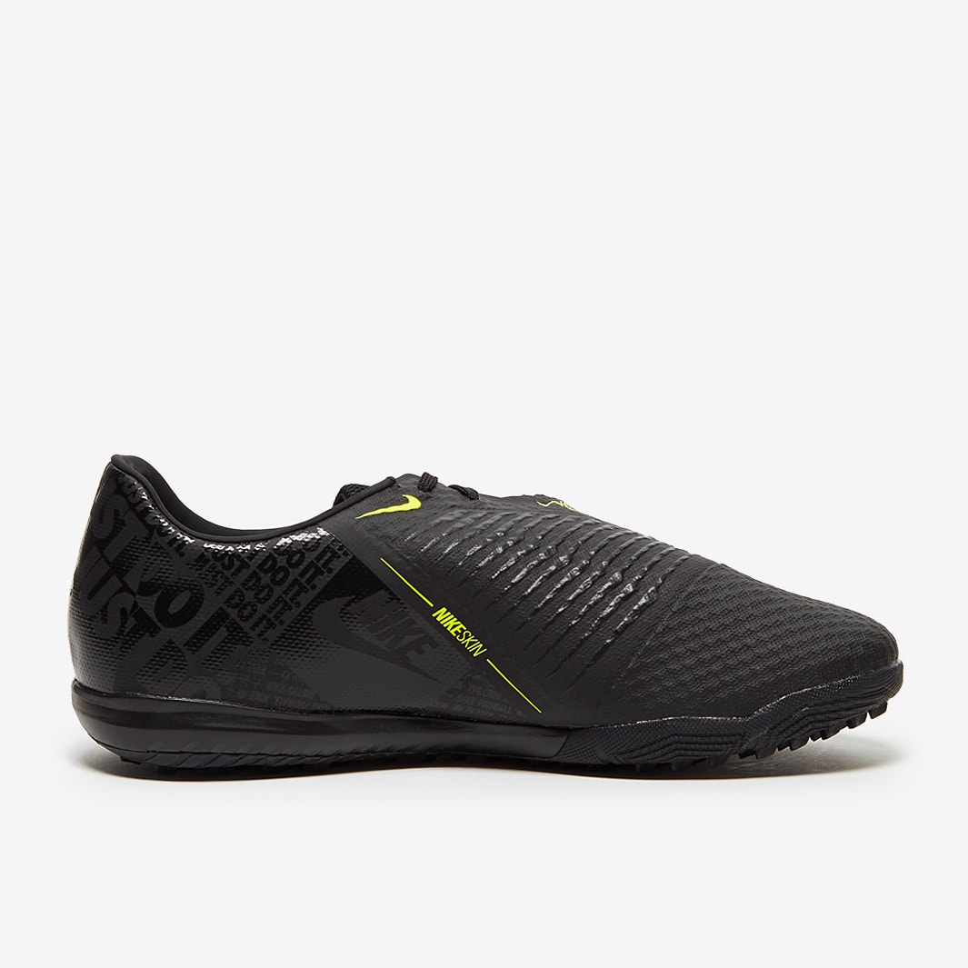 Nike Phantom VNM Academy TF - Black/Volt - Turf Trainer - Mens