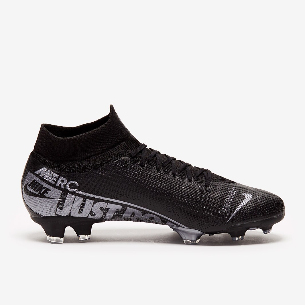 NIKE Mercurial Superfly Ⅶ Pro AG-PRO Nike Mercurial Superfly VII Pro FG - Black/Metallic Cool