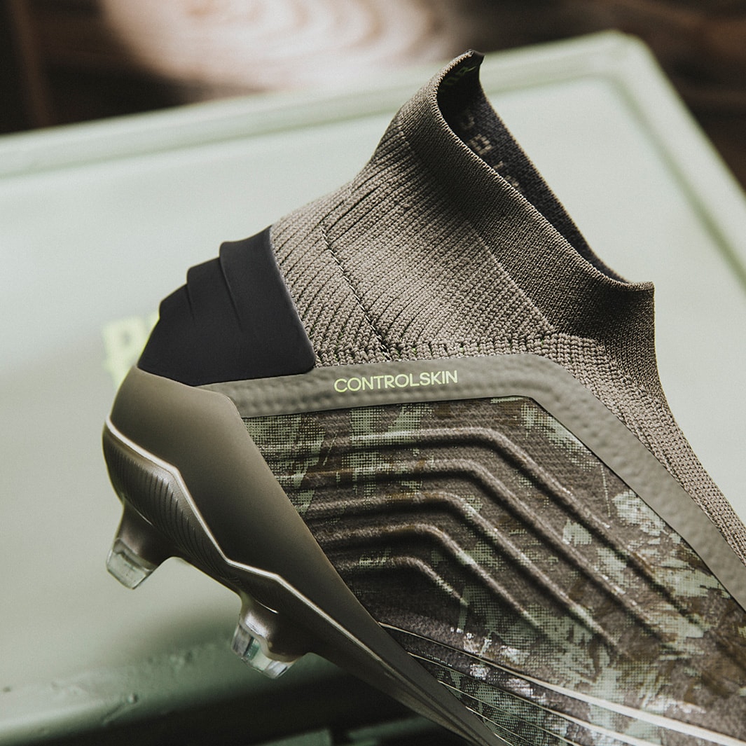 adidas Predator 19+ FG - Legacy Green/Sand/Solar Yellow - Firm