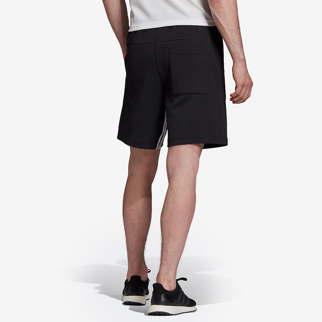 adidas MH 3Stripe Short Mens Clothing Shorts Black/White