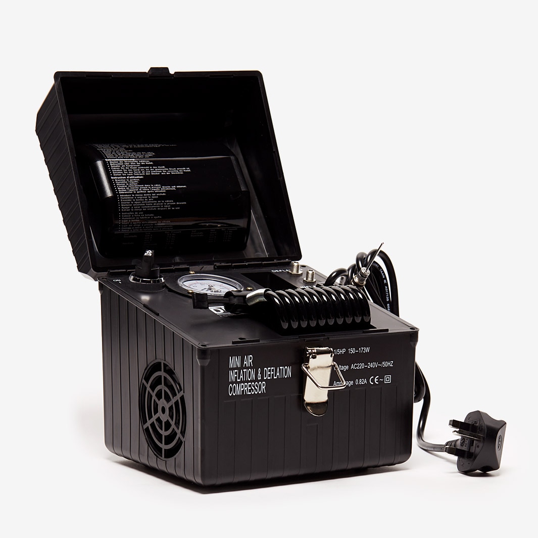 Pro Direct Diamond Ball Compressor Football Pump Black