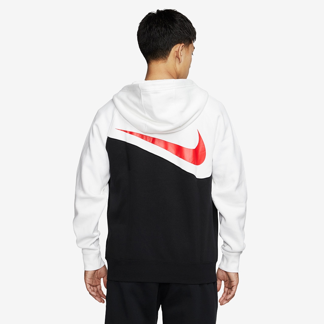 red white and black nike hoodie