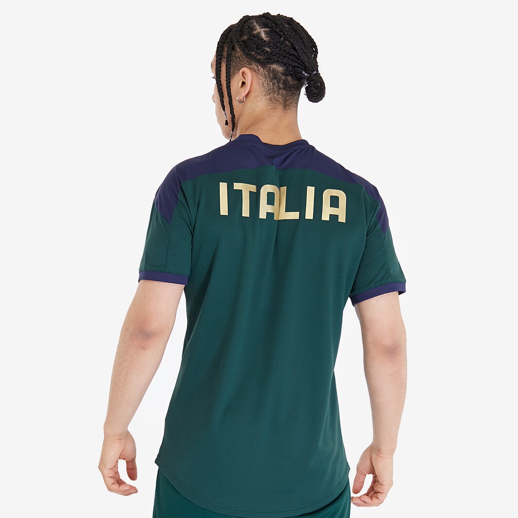 Puma Italy 19/20 Training Shirt - Ponderosa Pine/Peacoat - Mens