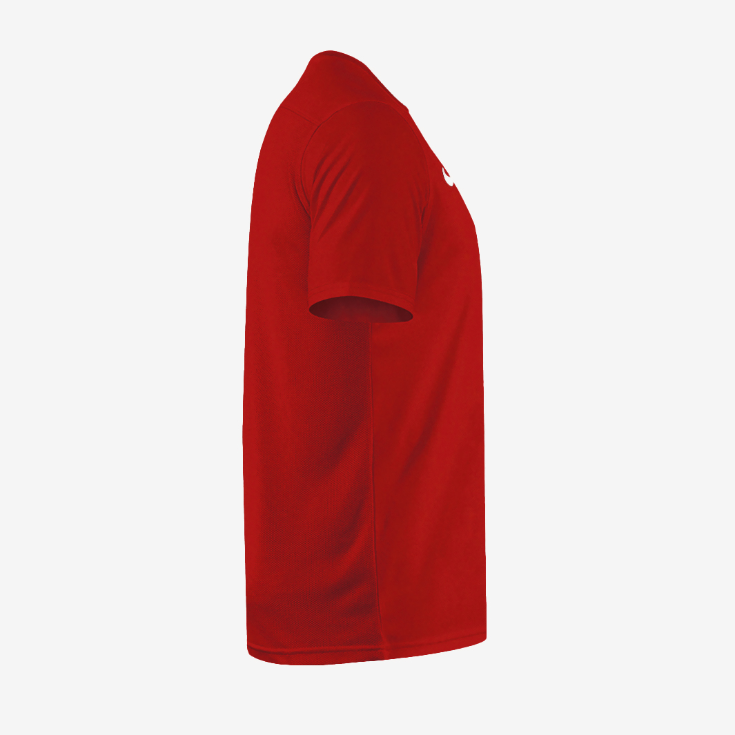 Maglietta Sportiva Donna Erima Zenari 3.0, Rossa Rubino/bianca, Taglia 42, Traspirante E Resistente
