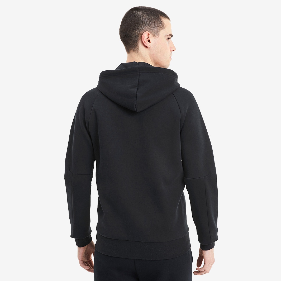 Puma Classics Tech FZ Hoodie - Black - Mens Clothing