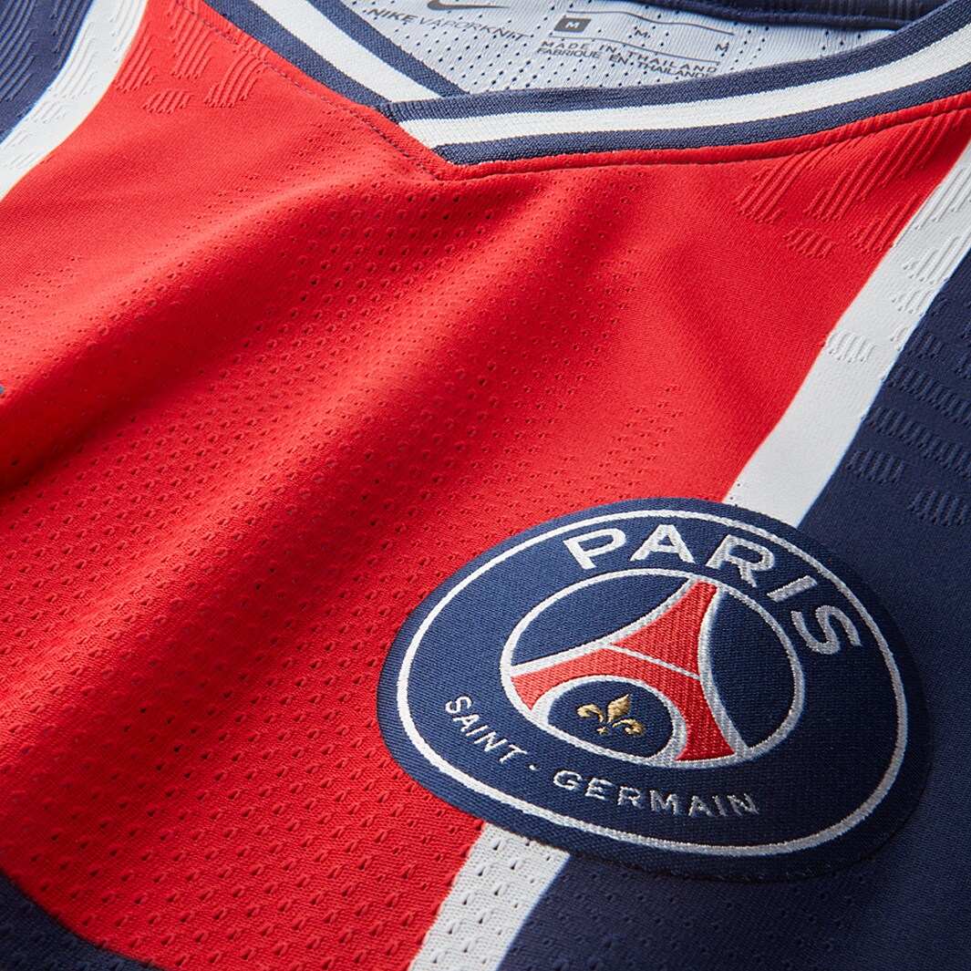 Nike Paris Saint Germain 20 21 Home Vapor Match SS Jersey Midnight Navy White Mens Replica Tops