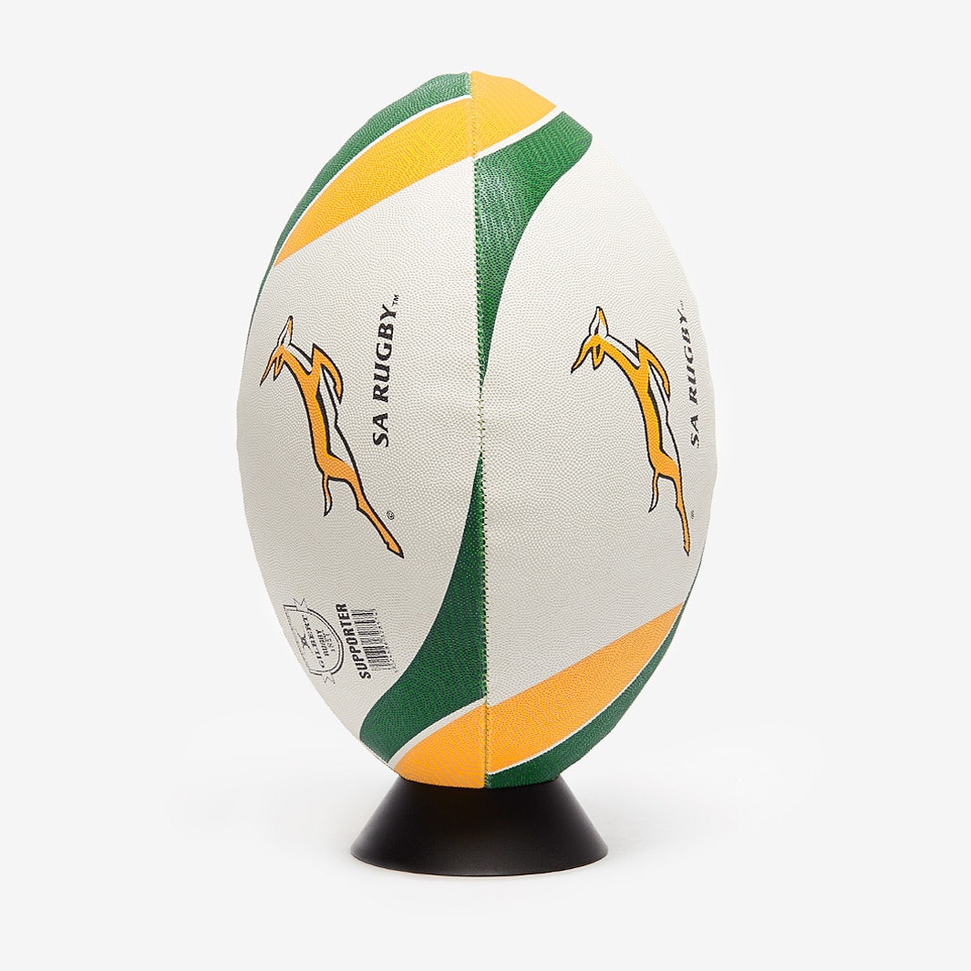 Gilbert South Africa Supporters Ball White/Green Rugby Balls