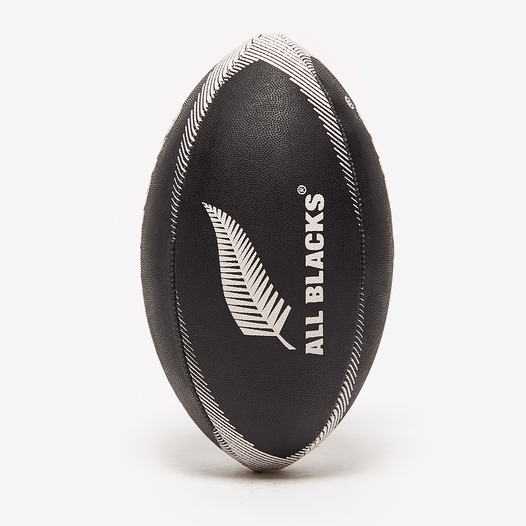 Gilbert All Blacks Midi Supporters Ball - Black - Rugby Balls