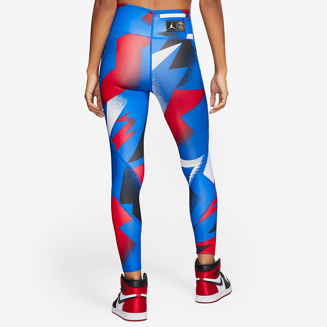 Jordan x PSG Womens Leggings Hyper Cobalt/University Red