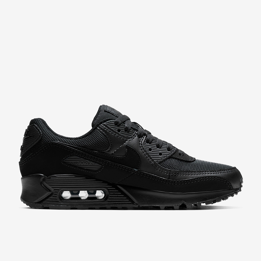 womens nike air max black white