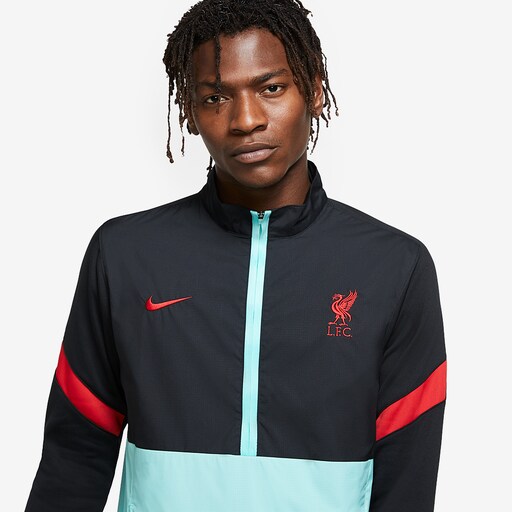 Nike Liverpool 20/21 Track Jacket - Black/Hyper Turquoise/University Red image 3 |