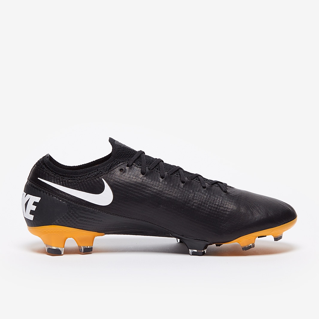 Nike Mercurial Vapor 13 Elite FG Leather Tech Craft - Black/White/Gold  Metallic