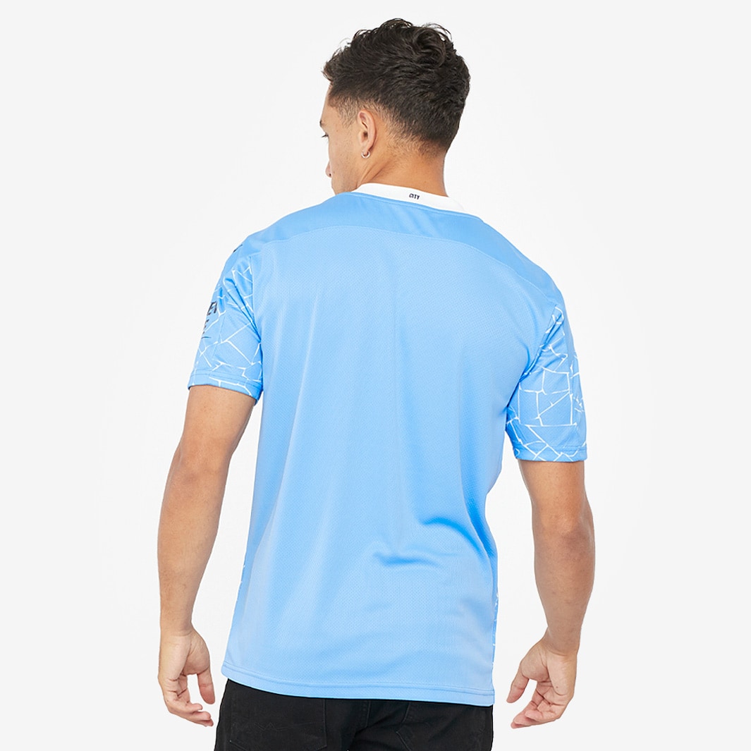 Puma Manchester City 21/22 Home Soccer Jersey Mens S Team Light Blue  759202-01 for sale online