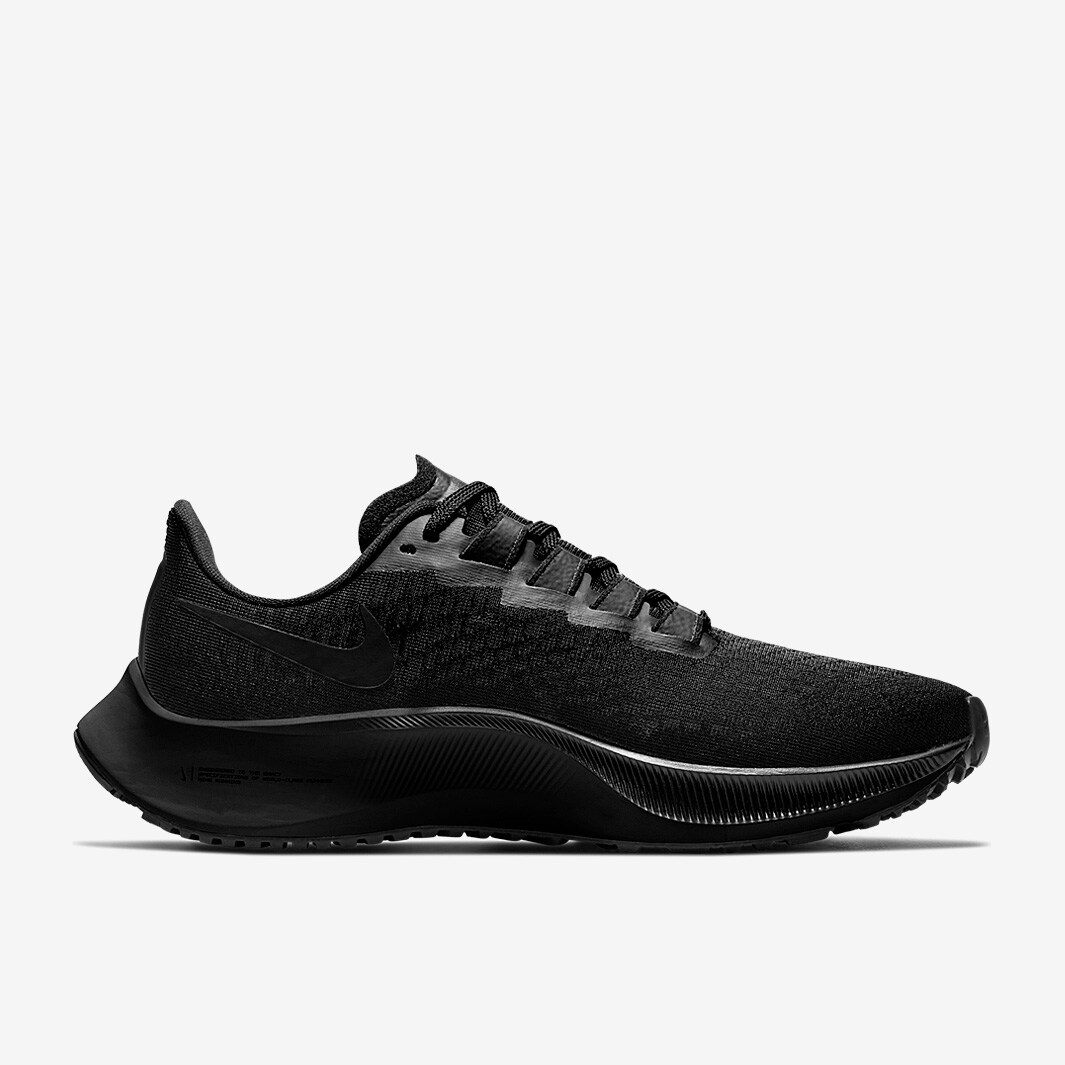 Nike Womens Air Zoom Pegasus 37 - Black/Black-Dk Smoke Grey - Womens ...