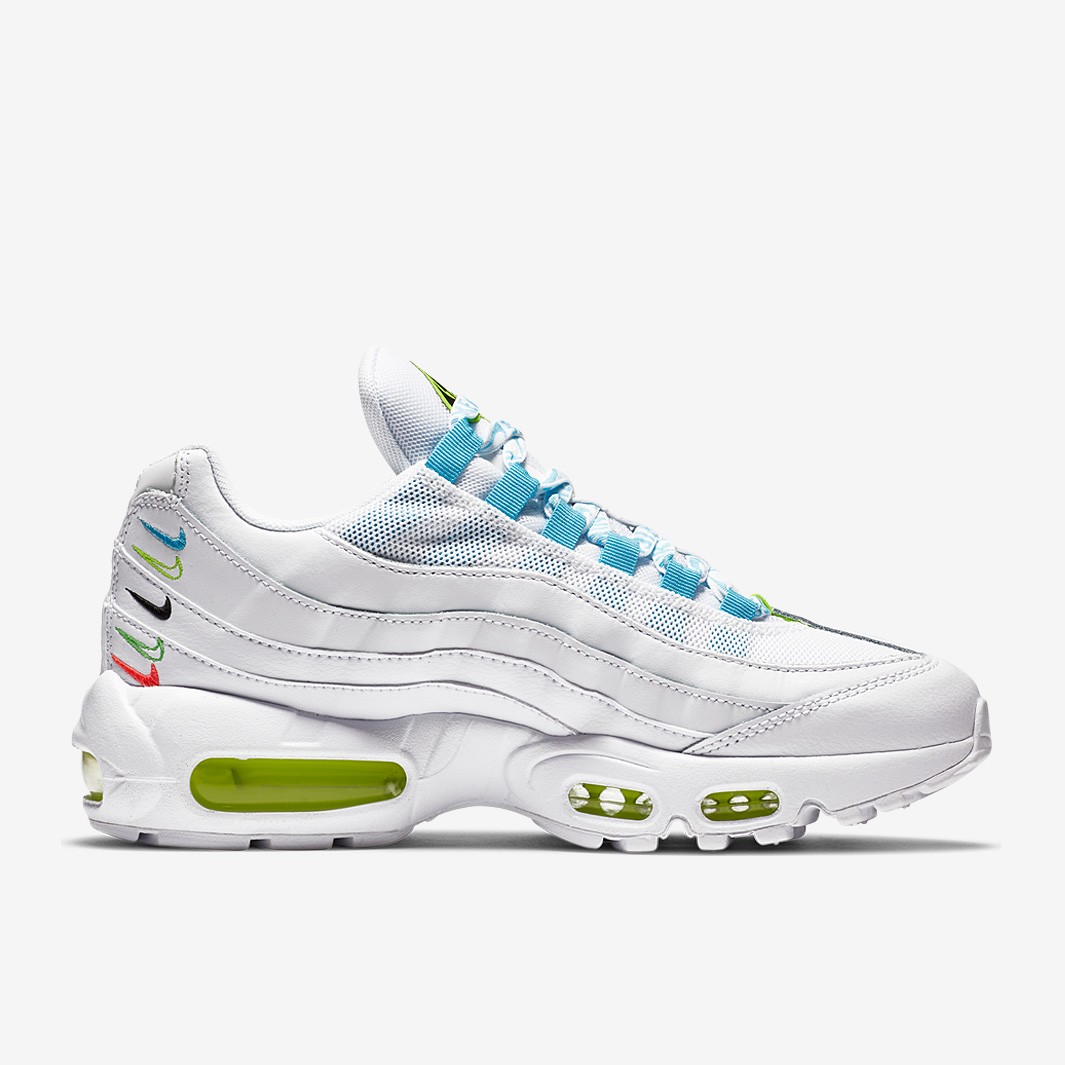 air max 95 white blue fury volt black