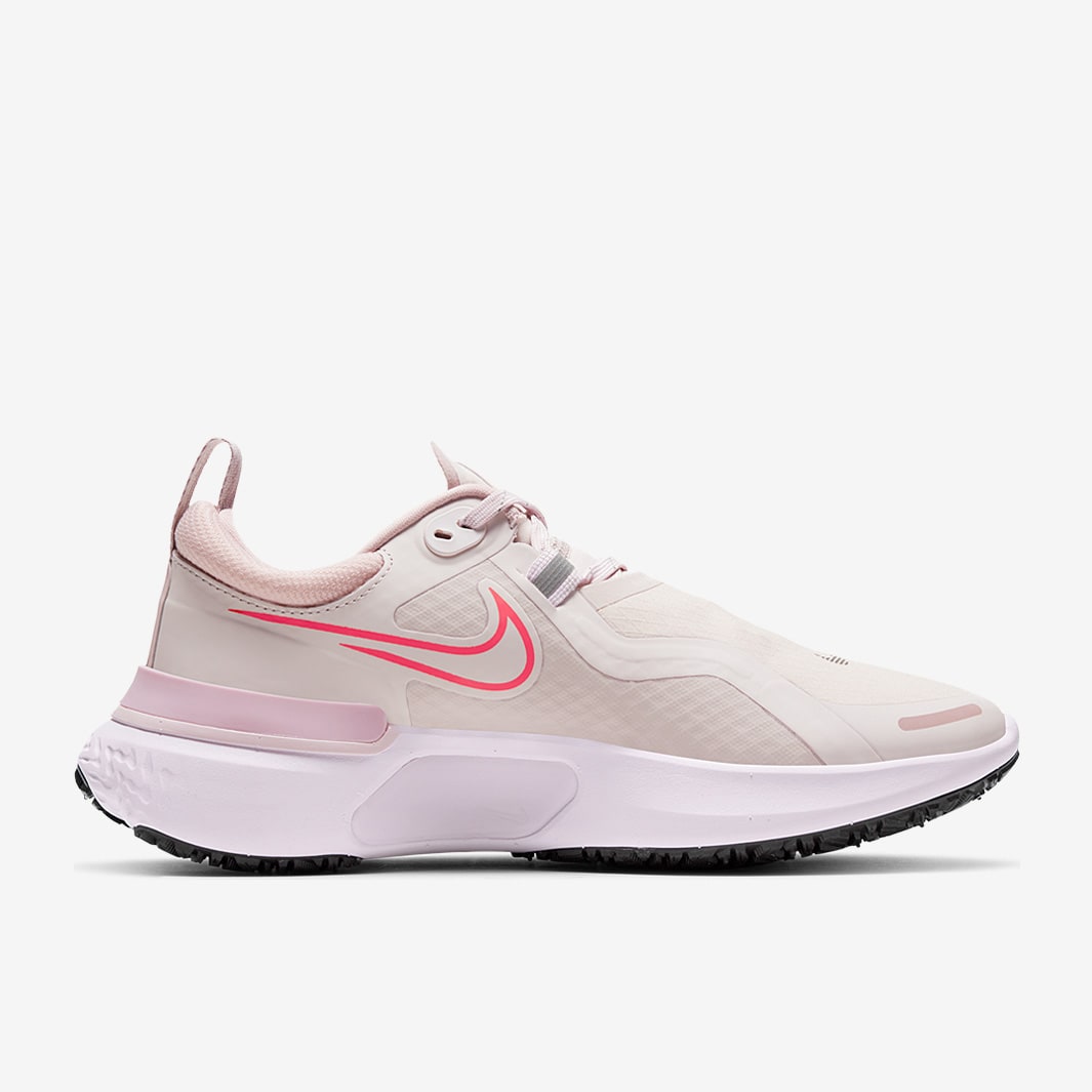 Nike Womens React Miler Shield Barely Rose/Flash Crimson-Plum