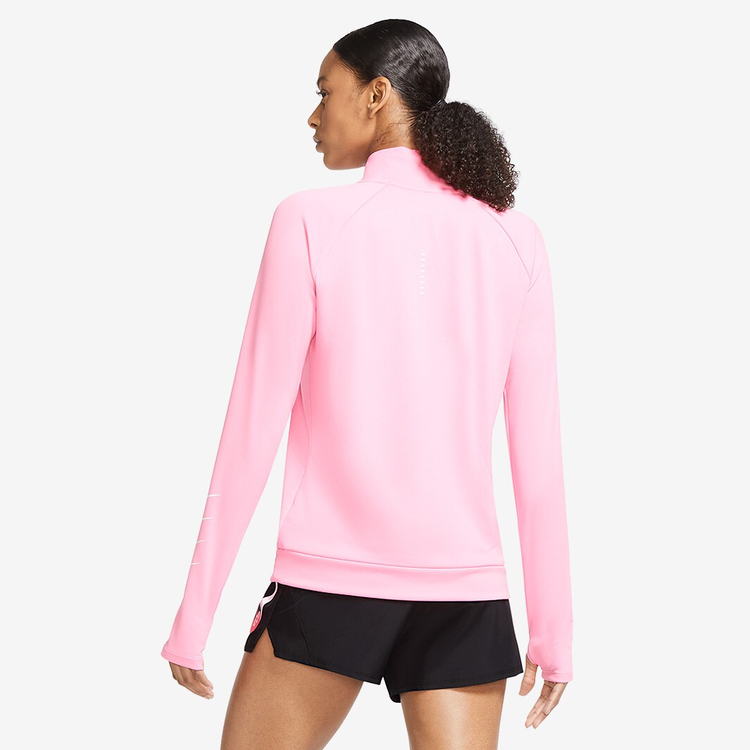 Long Sleeve Neon Pink Nike Half Zip Nike Running 1/4 Zip Pullover