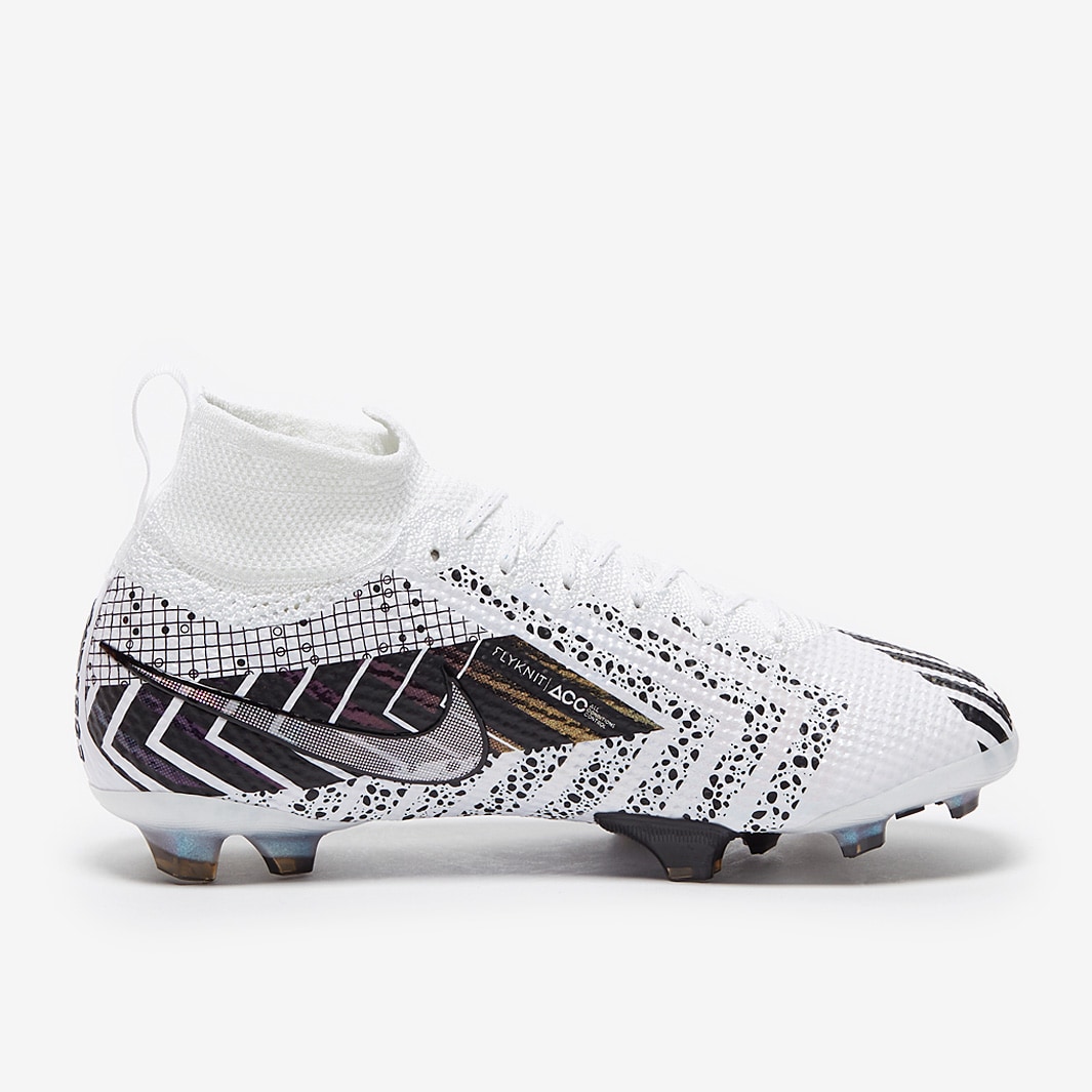 Nike Mercurial Superfly VII Elite Tech Craft FG - Black/White/Metallic Gold  - YPsoccer