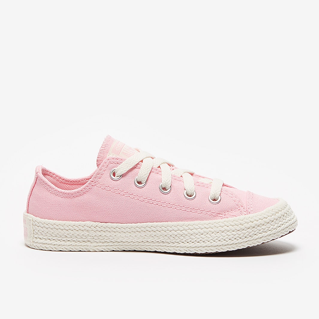 Converse Girls Chuck Taylor All Star Espadrille - Pink/Pink/Egret ...