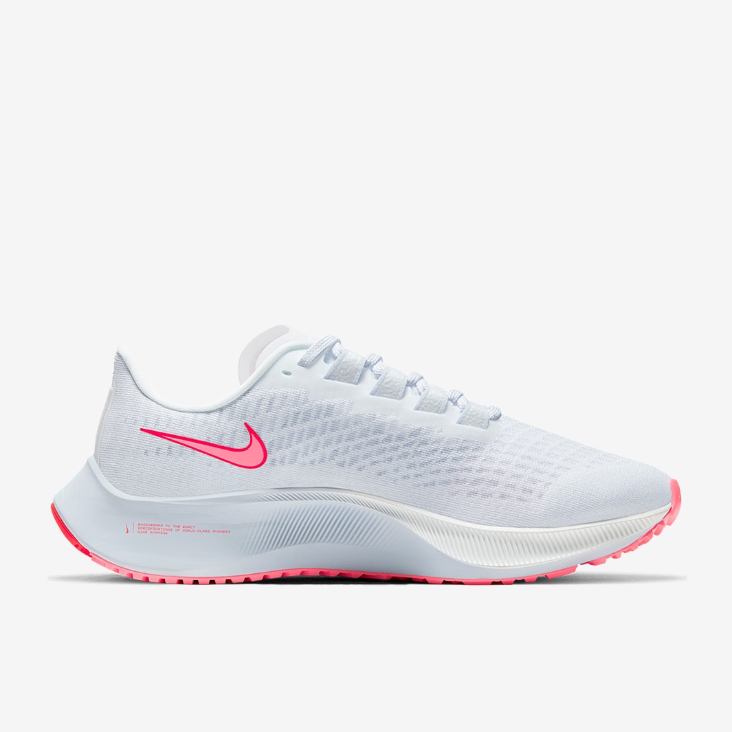 Nike Womens Air Zoom Pegasus 37 VT - White/Sunset Pulse-Bright Crimson ...