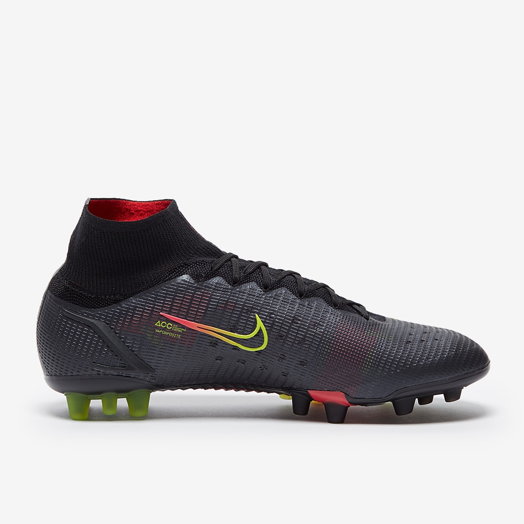 Nike Mercurial Superfly VIII Elite AG - Black/Cyber/Off Noir