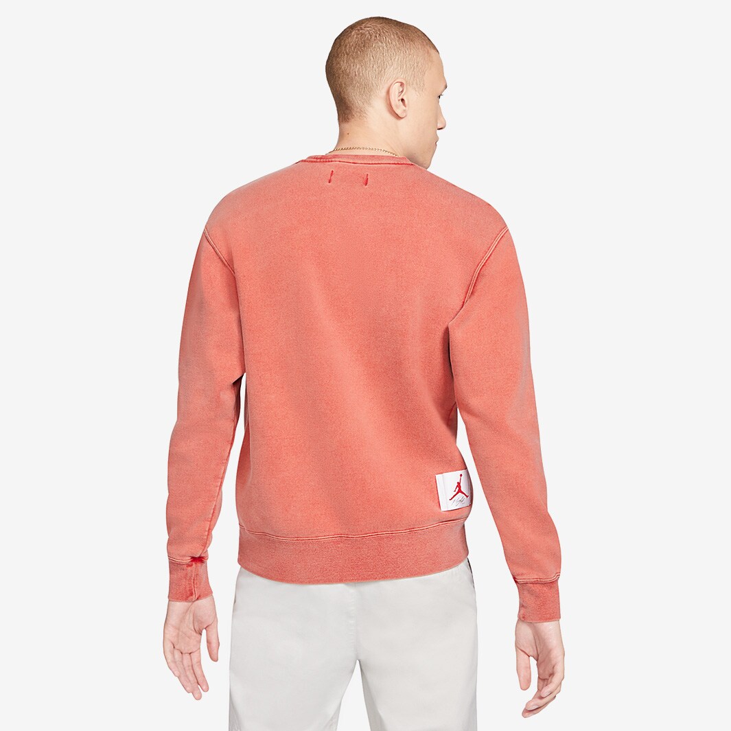 flight graphic fleece crew sweat