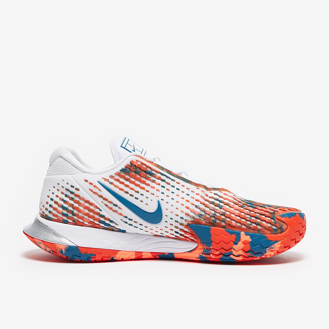 Nike Air Zoom Vapor Cage 4 HC - White/Team Orange/Green Abyss