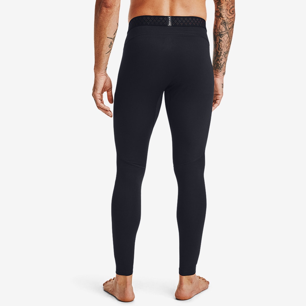 Under Armour Cold Gear Rush 2.0 Leggings - Black/Reflective - Mens Base  Layer