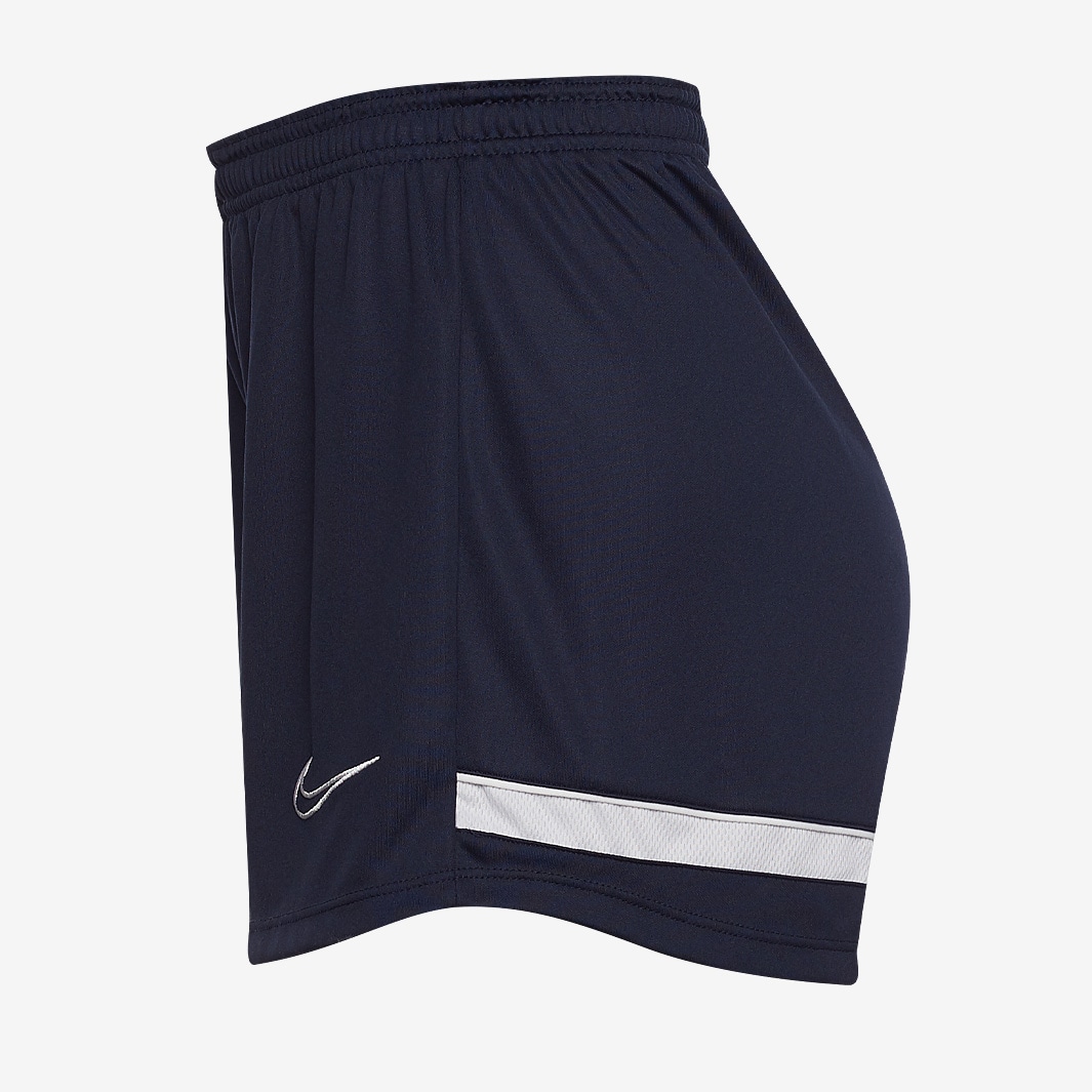 Nike DriFIT Womens Academy 21 Knit Short Obsidian/White Womens