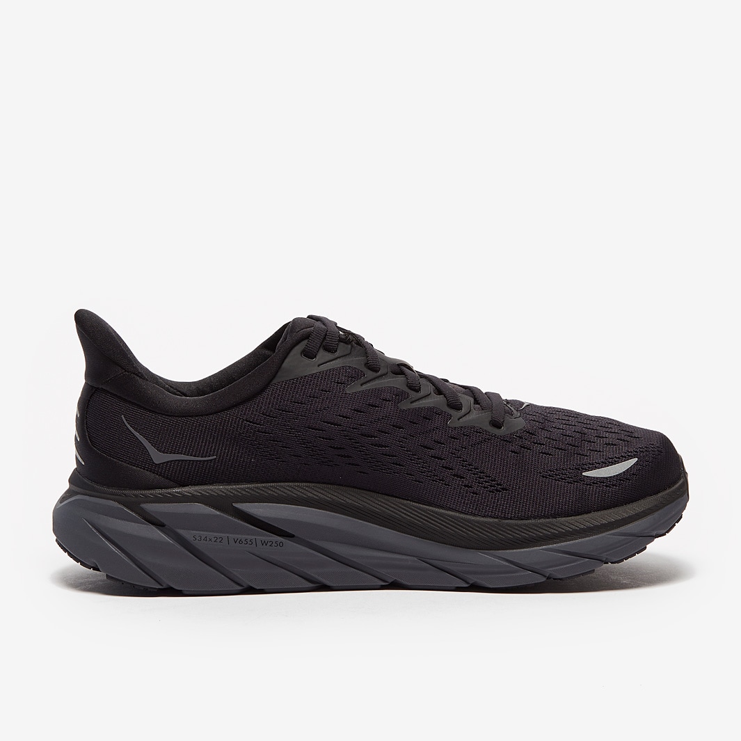 Hoka Clifton 8 - Black/Black - Mens Shoes | Pro:Direct Running