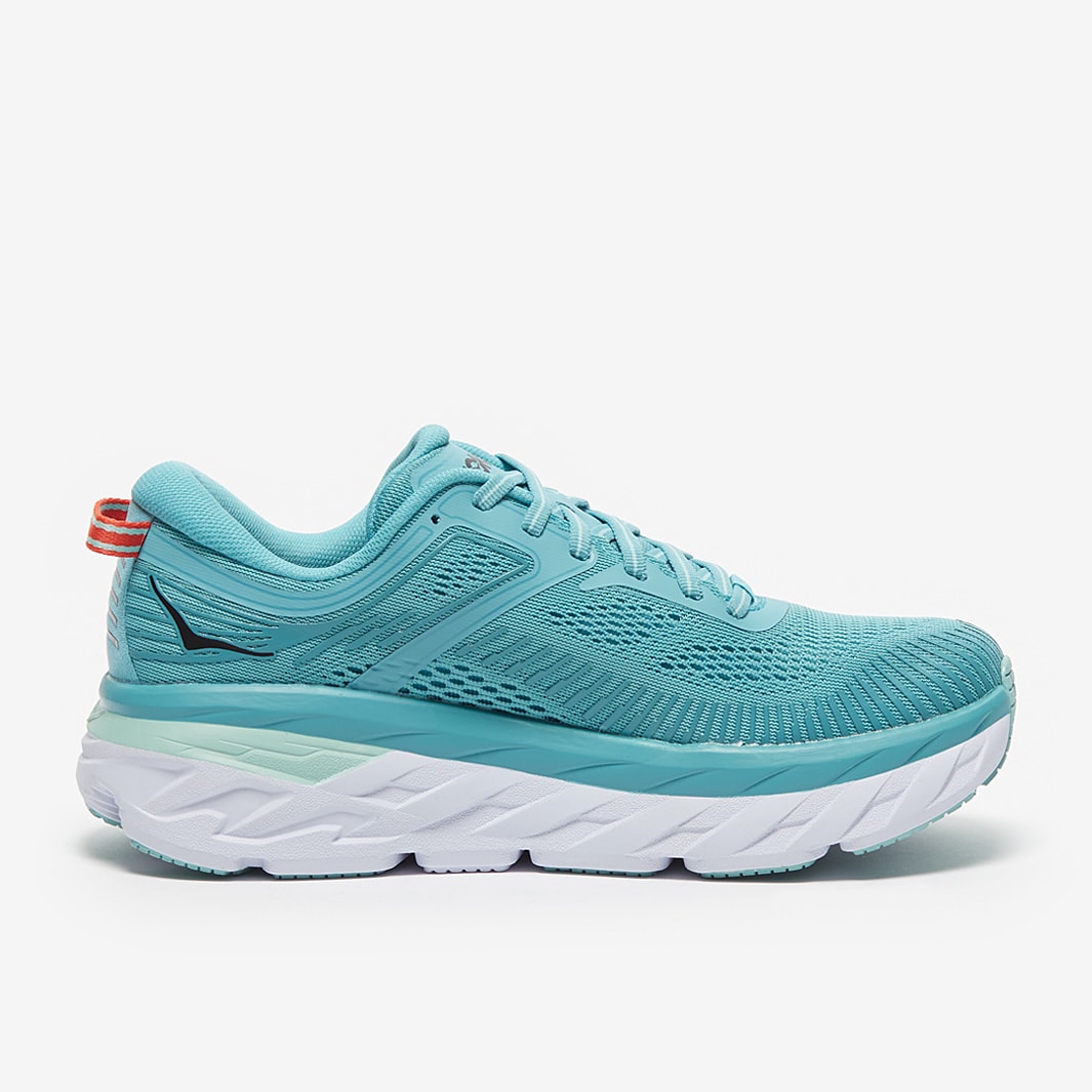 Hoka Womens Bondi 7 - Aquarelle/Eggshell Blue - Womens Shoes | Pro ...