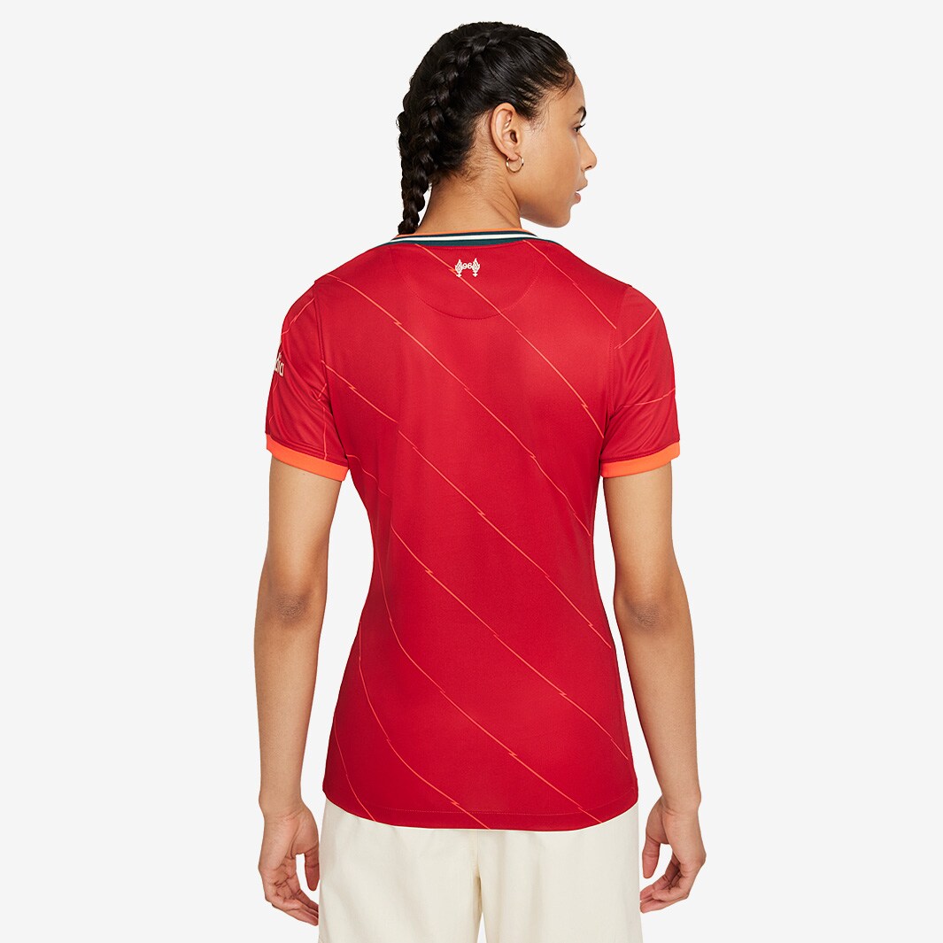 Nike Liverpool 21/22 Womens Home Stadium SS Jersey - Gym Red