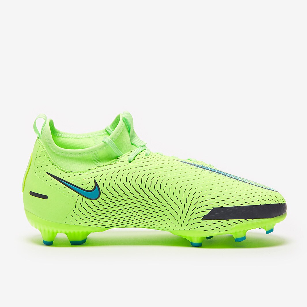 シューズ Nike PHAMTOM GT FG Nike Kids Phantom GT Academy DF FG/MG - Lime Glow/Aquamarine