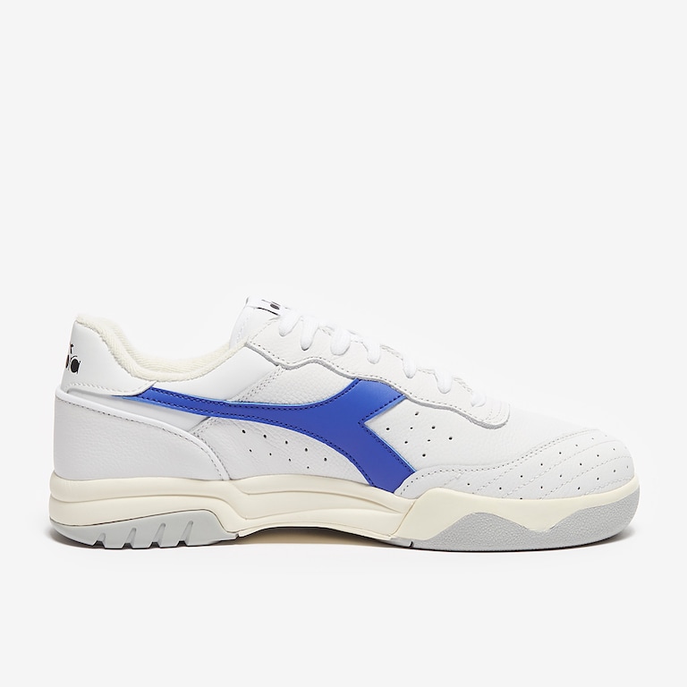 Diadora Maverick White/Dark Royal Trainers Mens Shoes
