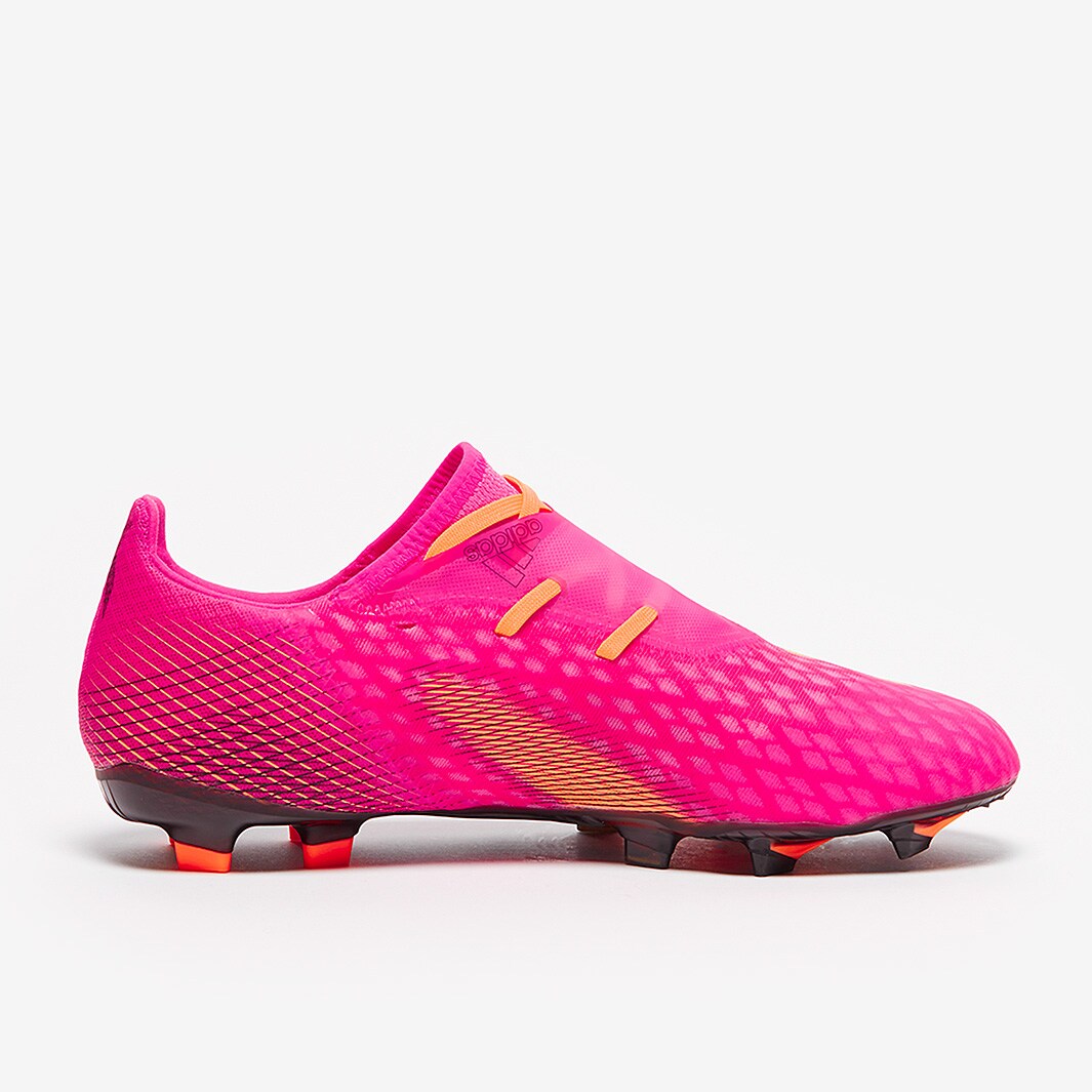 adidas X Ghosted.2 FG Shock Pink/Core Black/Screaming Orange Mens