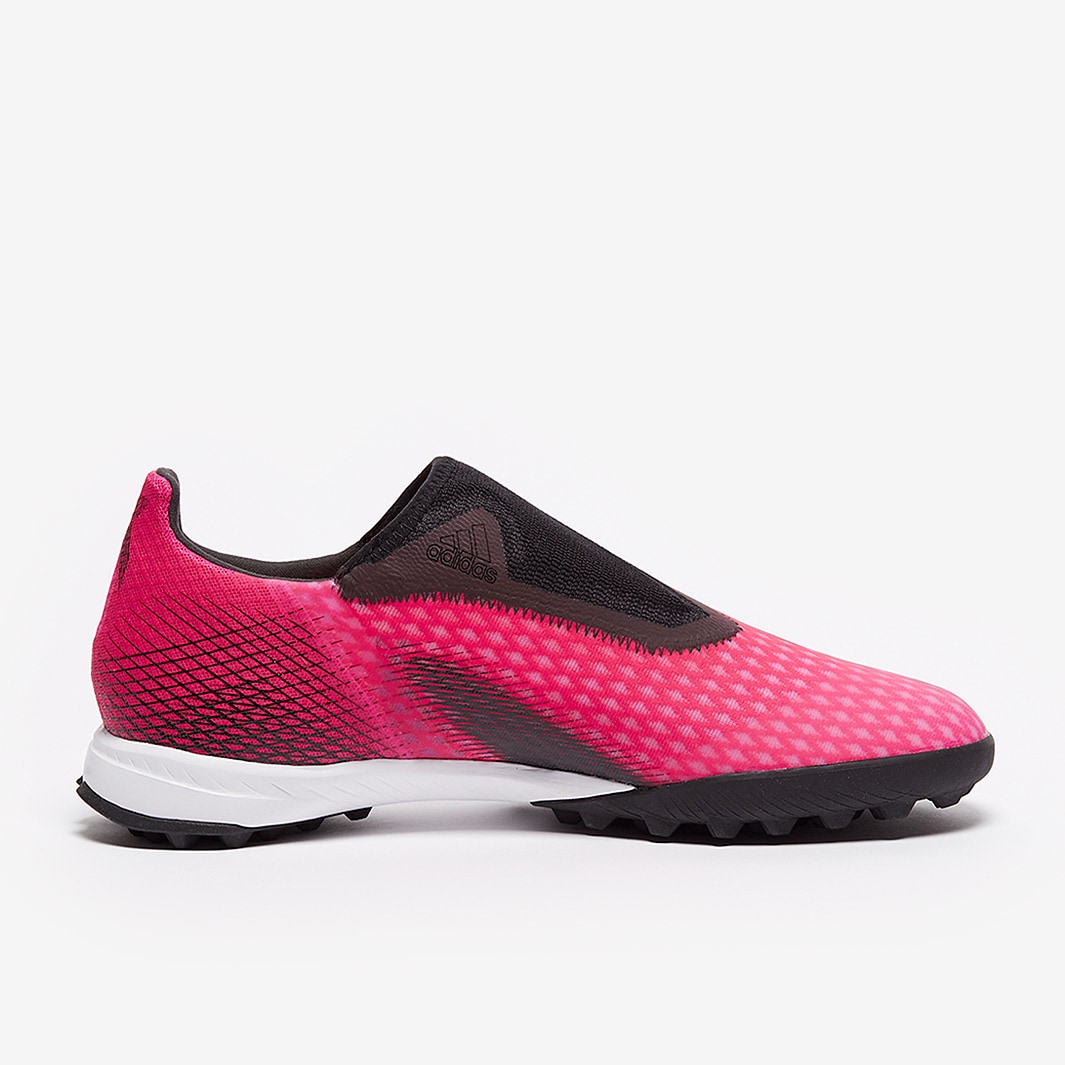 Adidas X Ghosted 3 Laceless Tf Shock Pink Core Black Screaming Orange