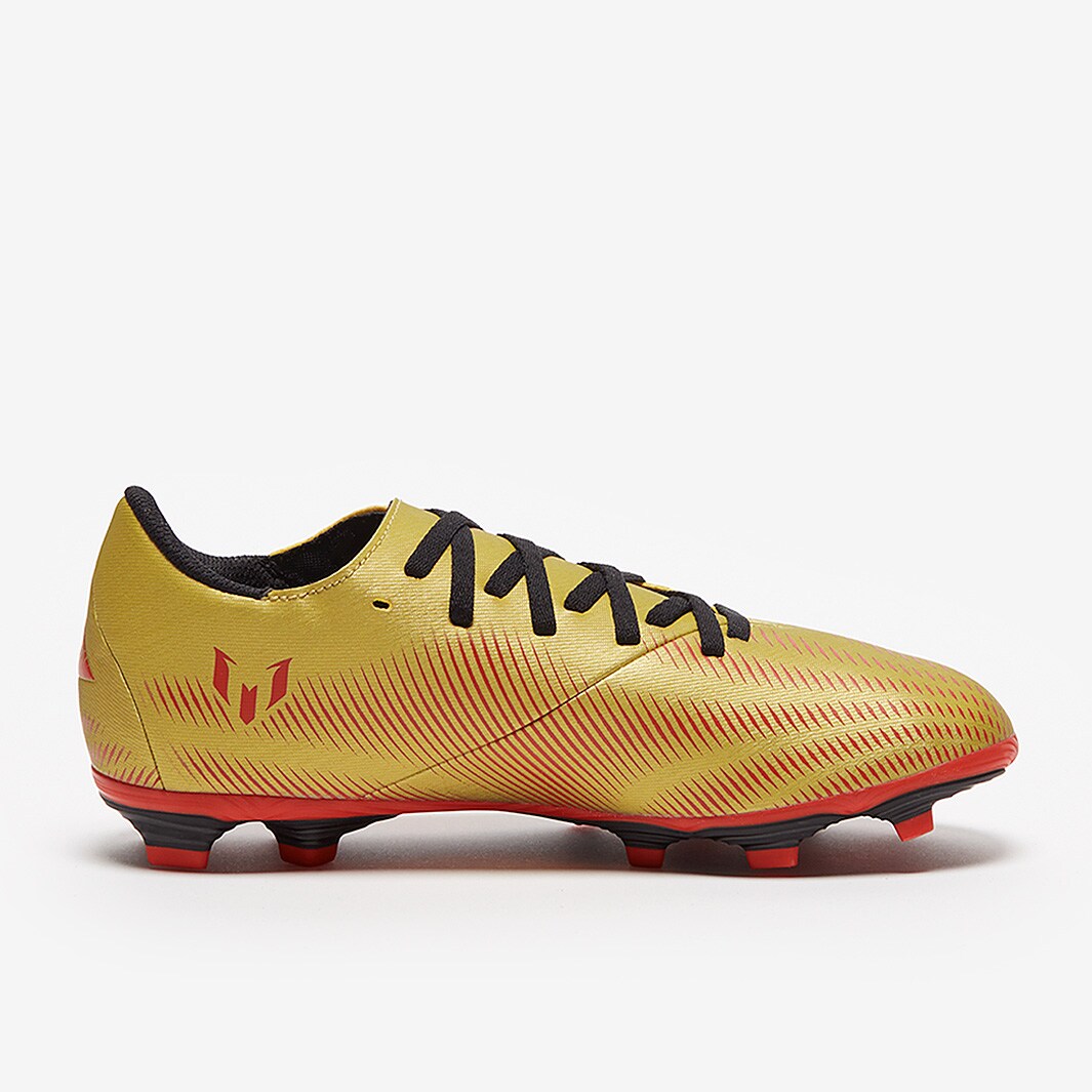 adidas Kids Nemeziz Messi.4 FxG Gold Metallic/Scarlet/Core Black