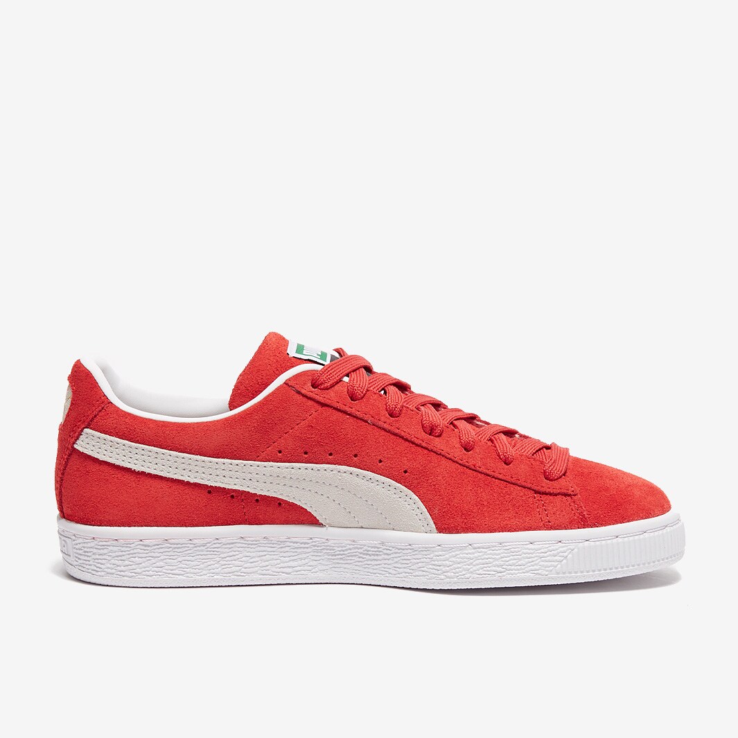 Puma Suede Classic - High Risk Red/White - Trainers - Mens Puma Suede Classic - High Risk Red/White - Trainers - Mens