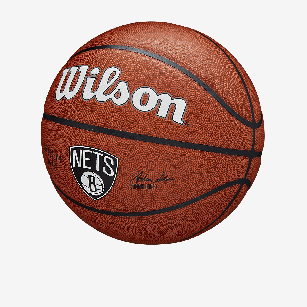 Wilson NBA Alliance Series Brooklyn Nets Size 7 Brown Basketballs