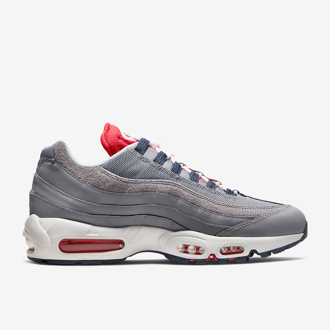 air max 95 grey and red