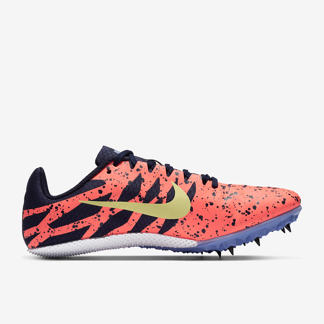 Nike Womens Zoom Rival S 9 - Bright Mango/Lt Zitron-Blackened Blue ...