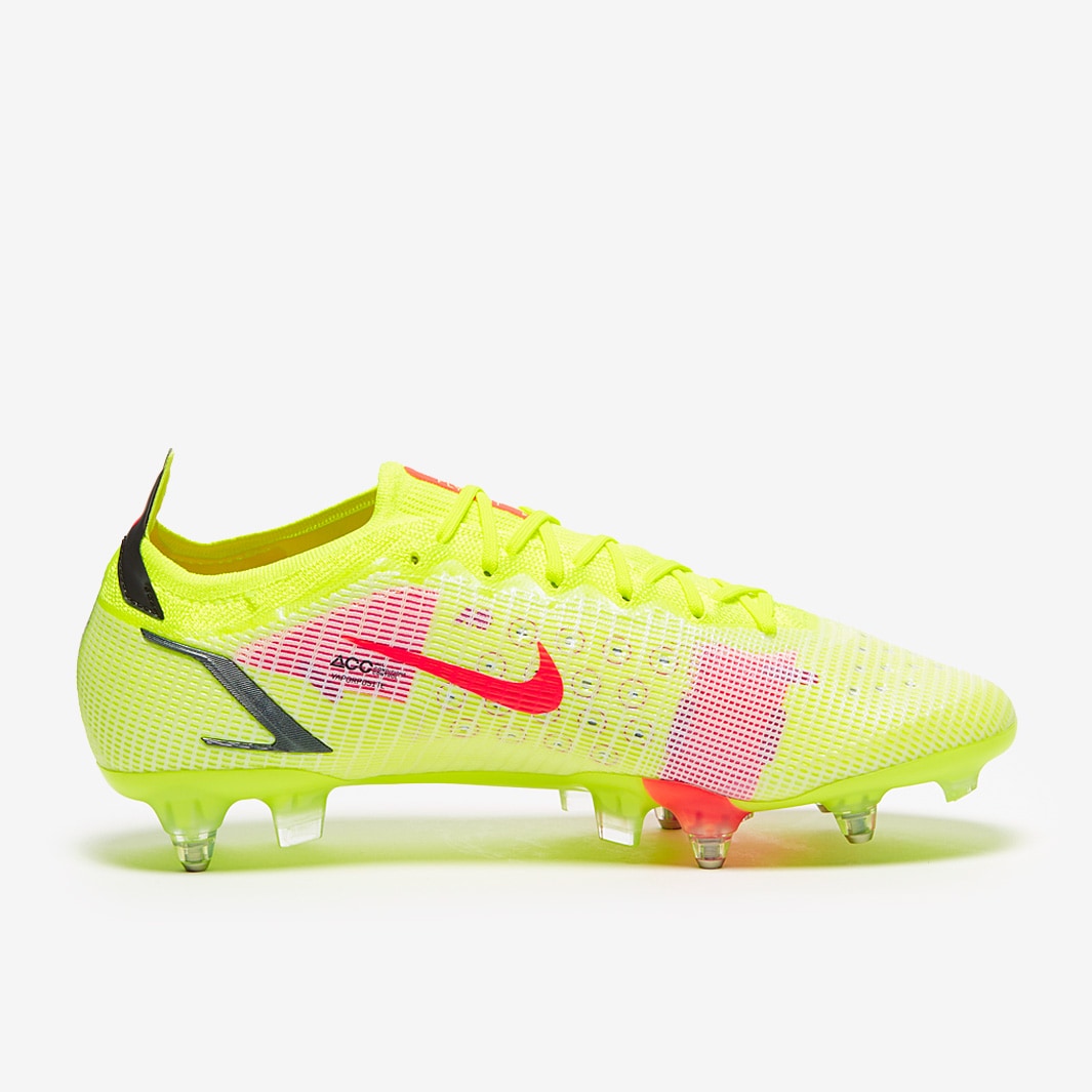 Nike Mercurial Vapor 14 Elite SG-PRO Anti-Clog Motivation - Volt/Bright  Crimson/Black - CV0988-760