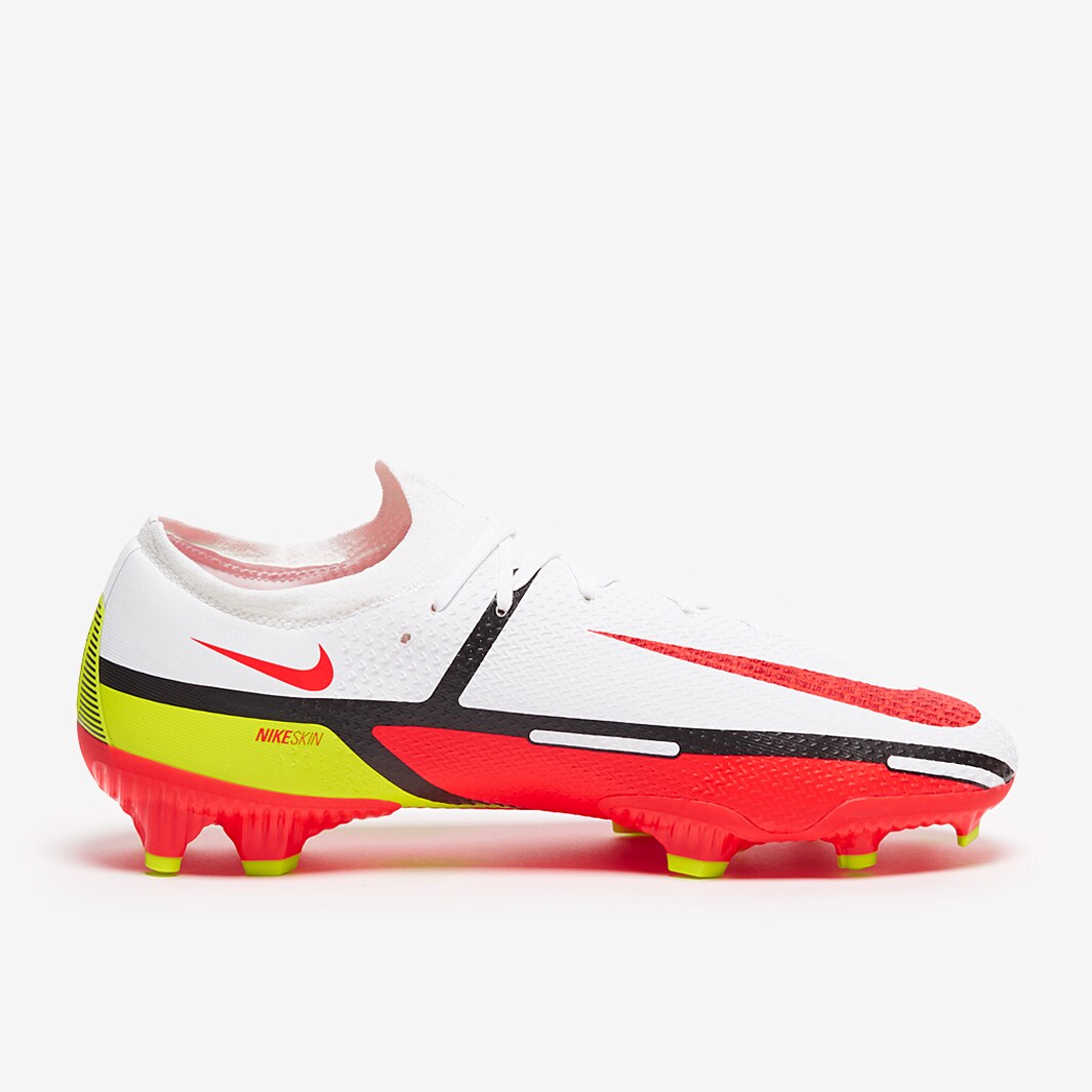 ナイキ リアクト ファントム GT2 プロ TF ホワイト×レッド フットサル NIKE ナイキ メンズ ファントム GT2 サッカー スパイク Nike