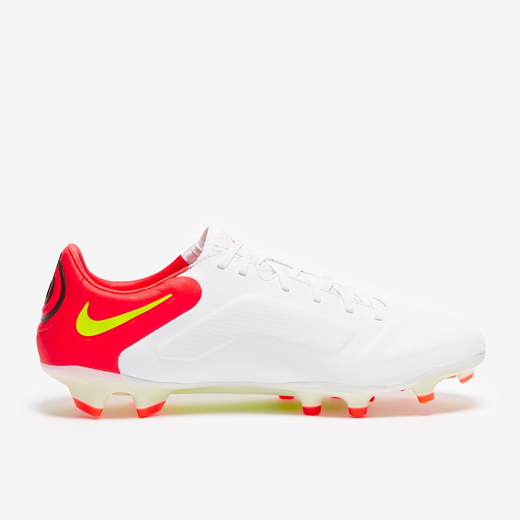 Nike Legend IX Pro FG - White/Volt/Bright Crimson - Mens Soccer