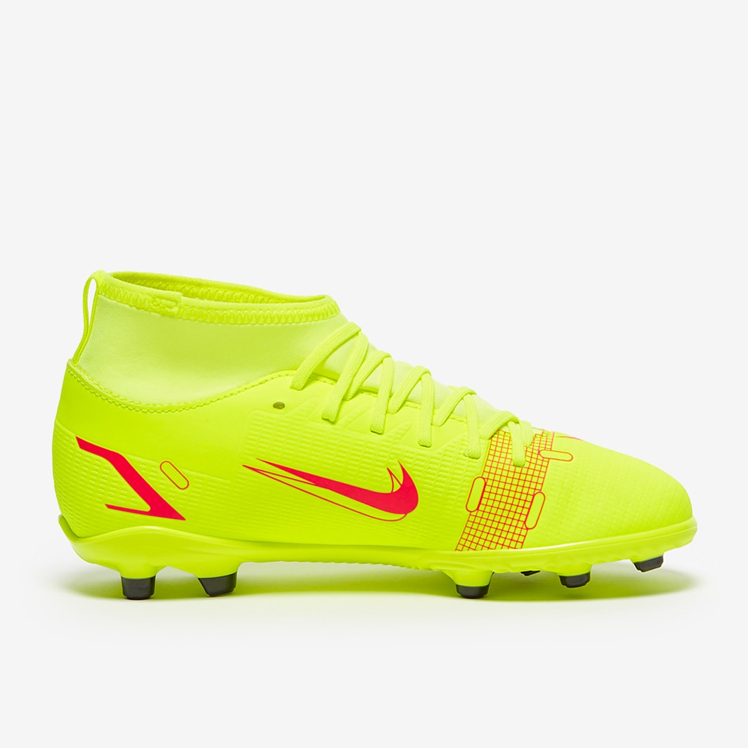 Nike Kids Mercurial Superfly VIII Club DF FG/MG - Volt/Black/Bright ...